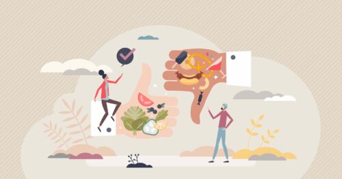 מזון מעובד לעומת מזון בריא